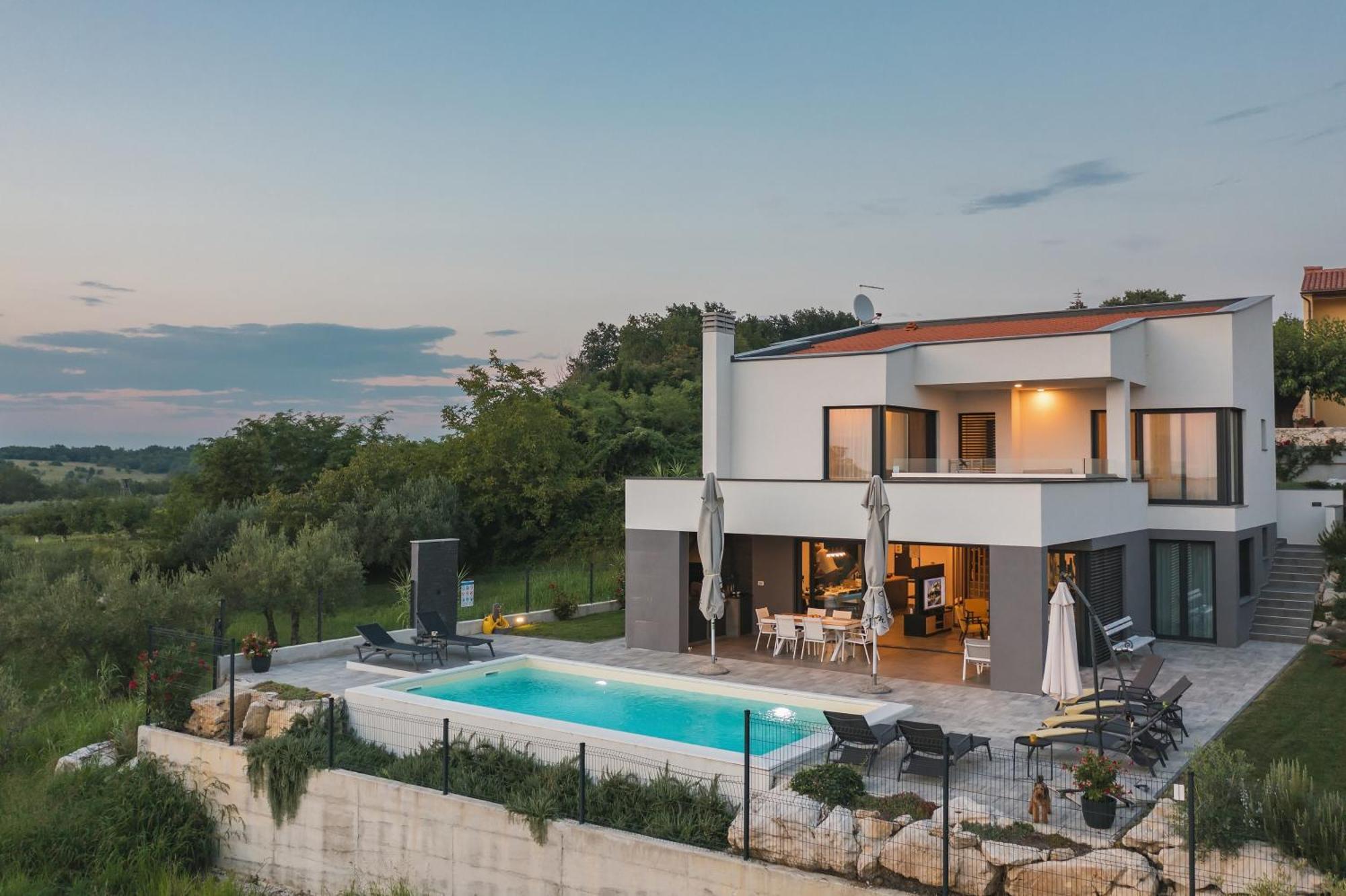 Villa Boiky - Private Pool And Amazing Sea View, Istria Materada Dış mekan fotoğraf