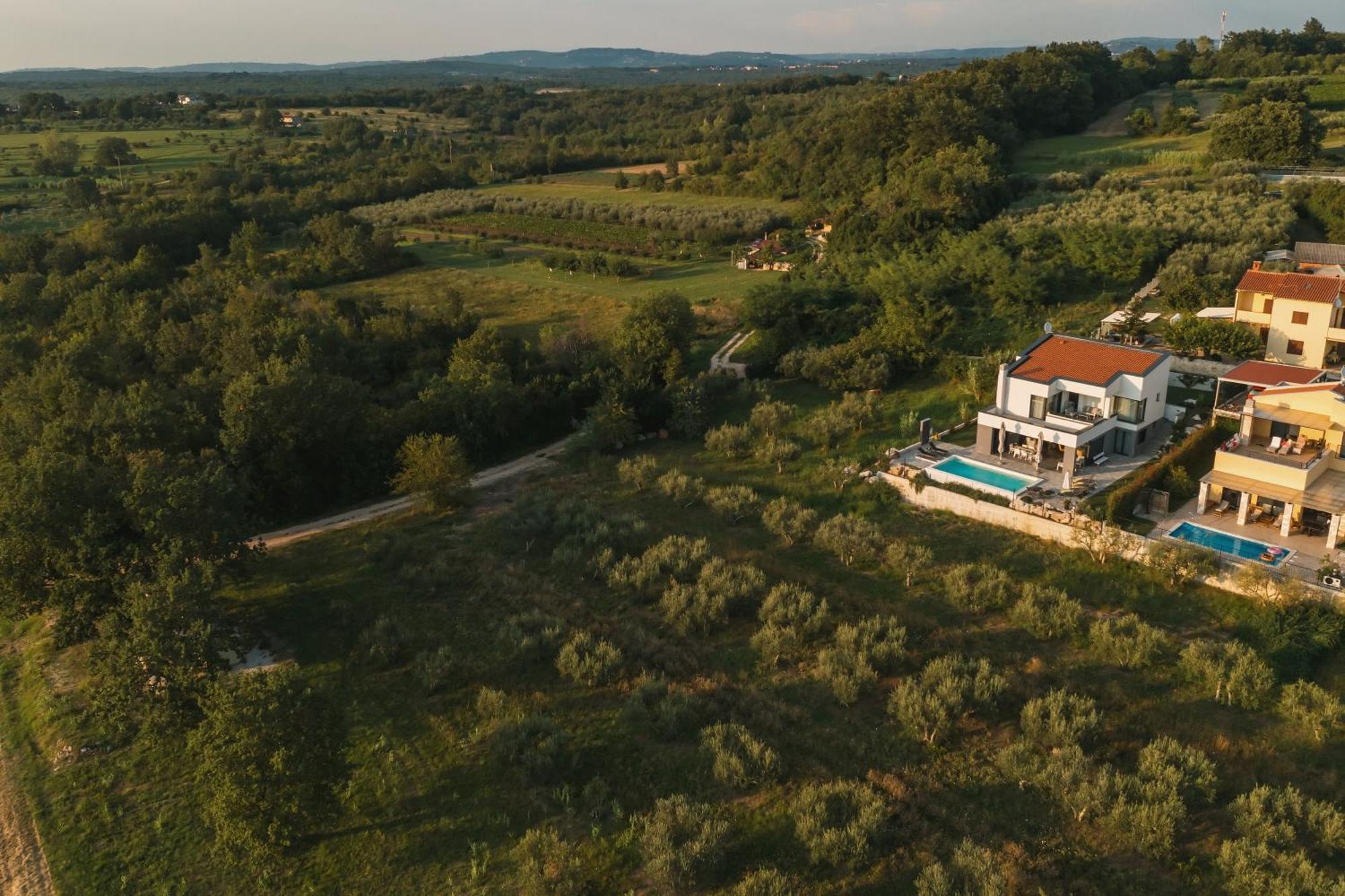 Villa Boiky - Private Pool And Amazing Sea View, Istria Materada Dış mekan fotoğraf