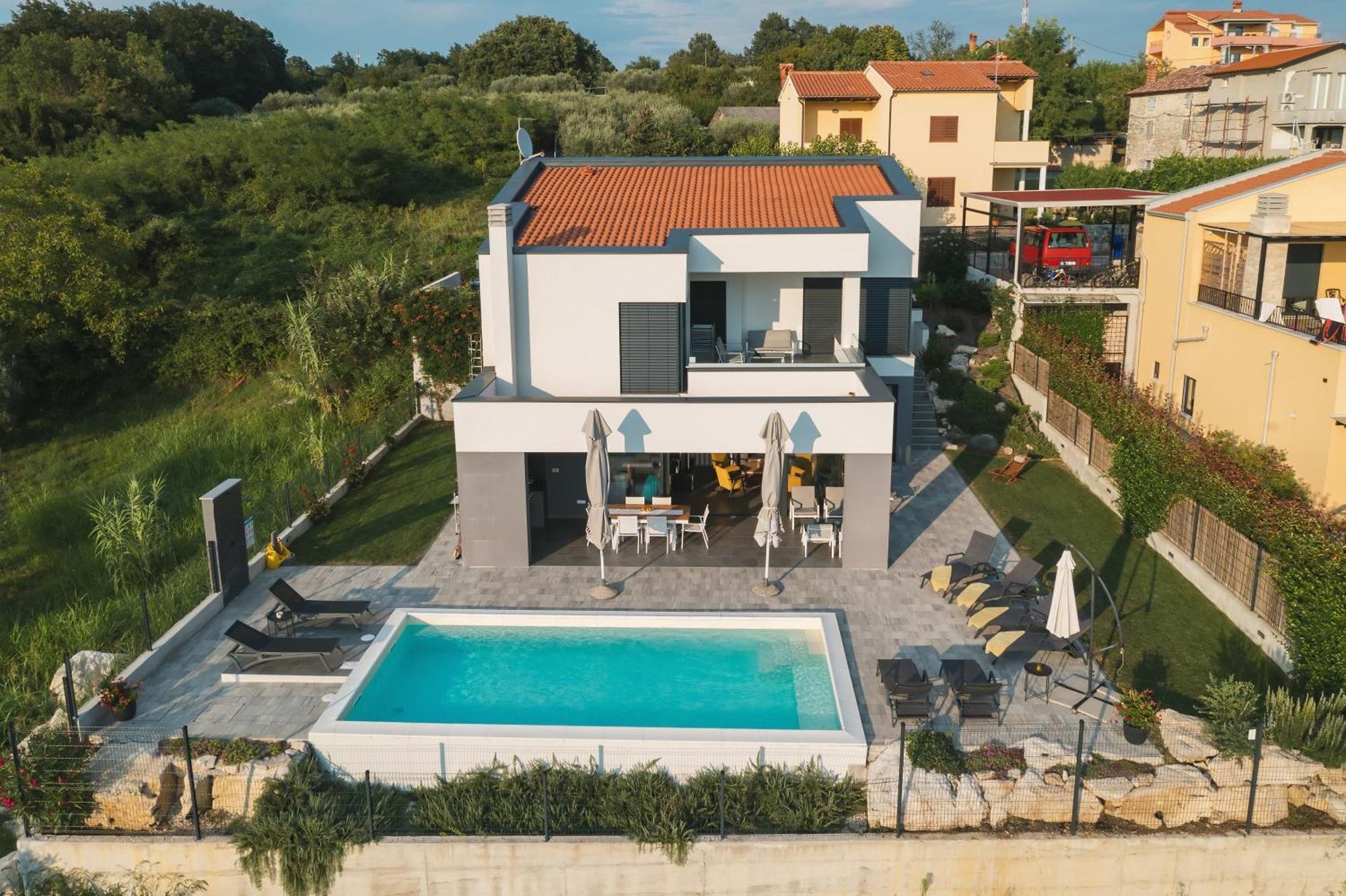 Villa Boiky - Private Pool And Amazing Sea View, Istria Materada Dış mekan fotoğraf