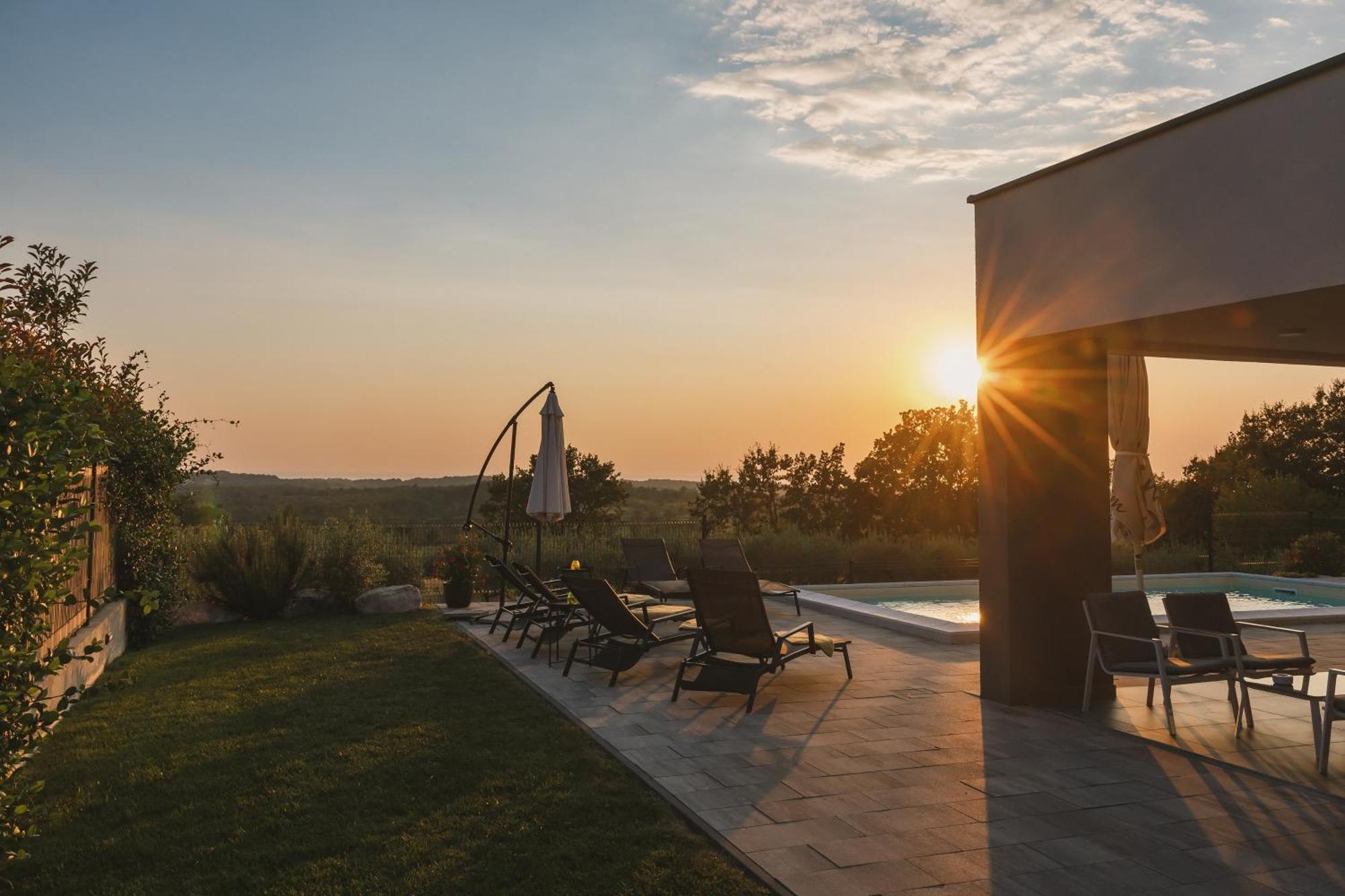 Villa Boiky - Private Pool And Amazing Sea View, Istria Materada Dış mekan fotoğraf