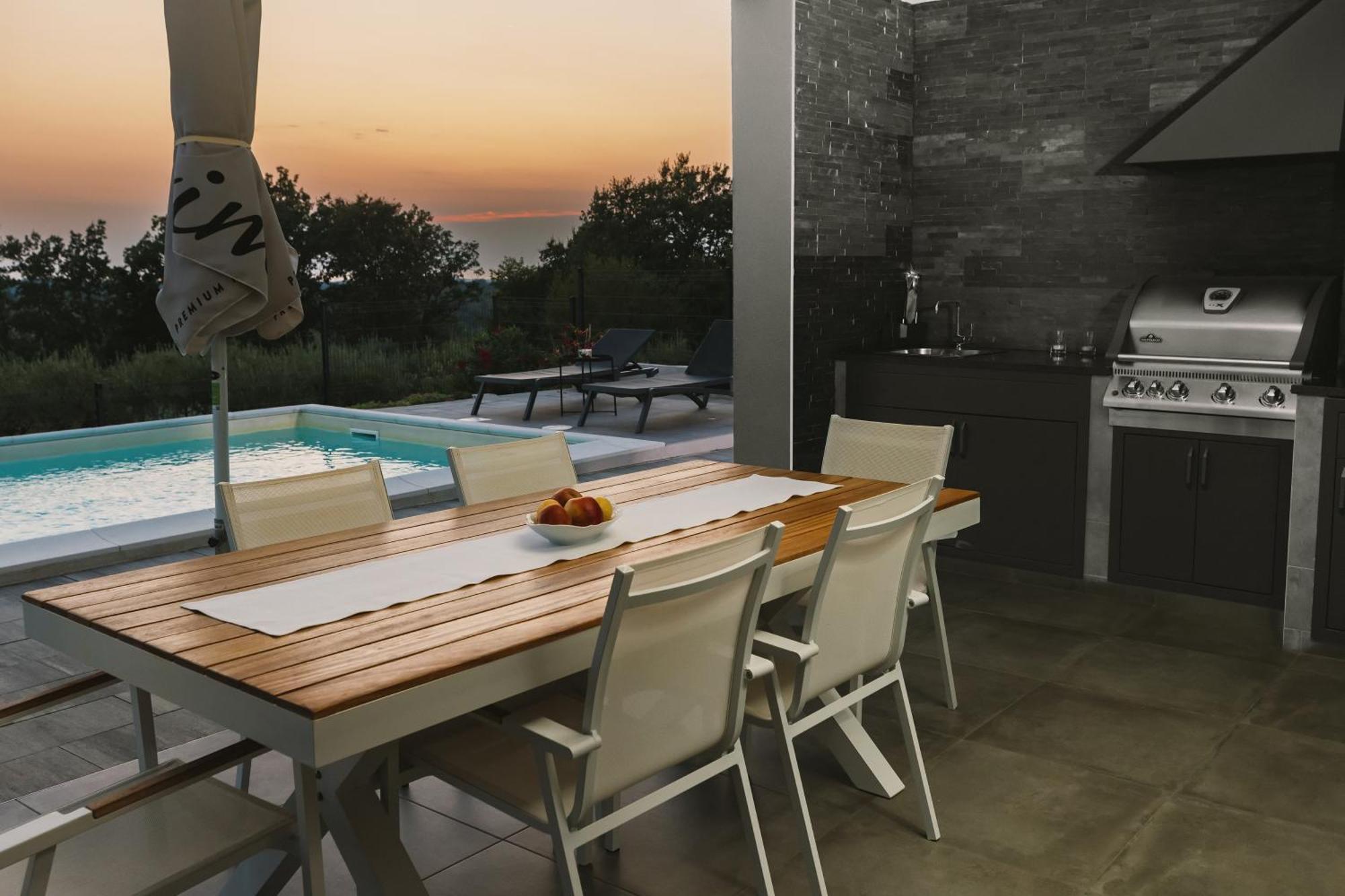 Villa Boiky - Private Pool And Amazing Sea View, Istria Materada Dış mekan fotoğraf