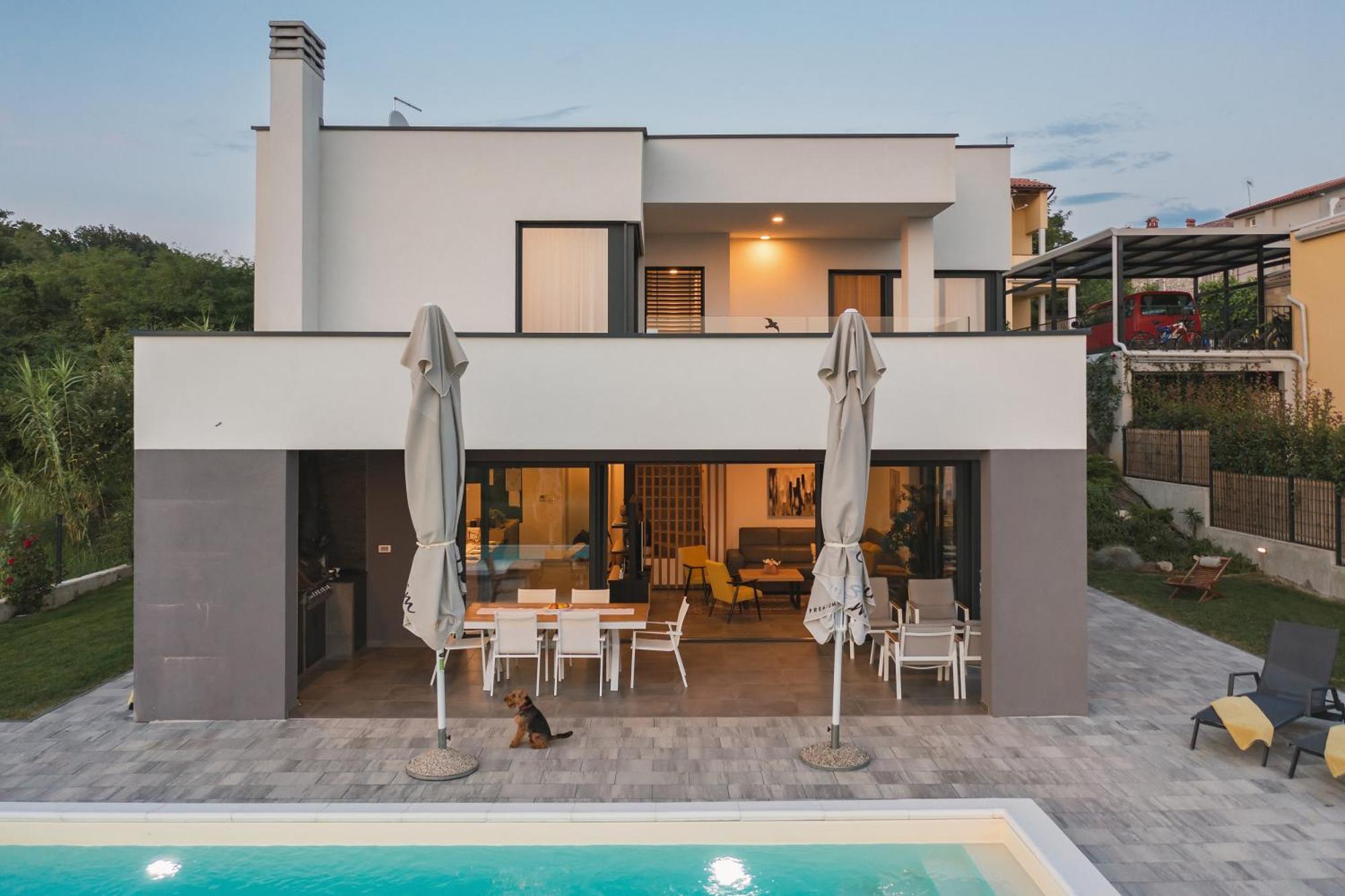 Villa Boiky - Private Pool And Amazing Sea View, Istria Materada Dış mekan fotoğraf