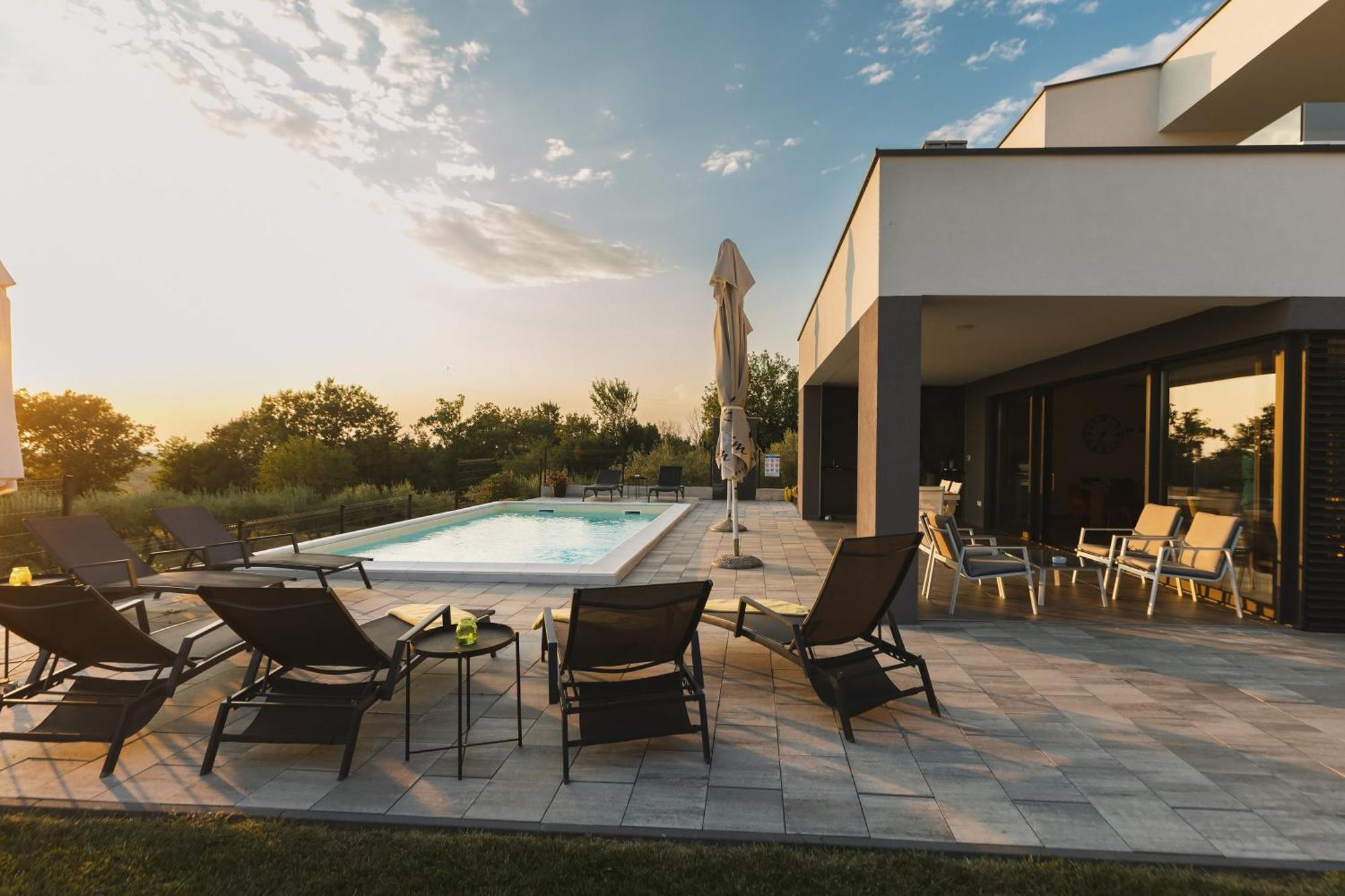 Villa Boiky - Private Pool And Amazing Sea View, Istria Materada Dış mekan fotoğraf